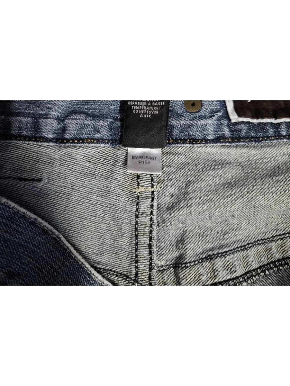 Enyce Men's Sz 36 Blue Denim Jorts Baggy Y2K Hip Hop Jean Shorts Embroidered